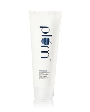 Plum Charcoal Face Wash | With Activated Charcoal & Kaolin Clay for Deep Pore Cleansing | For All Skin Types | For Purified, Bright & Smooth Skin | 100% Sulphate-Free | 100 ml